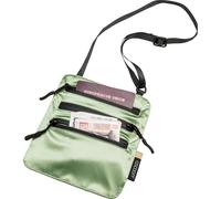 Cocoon - Secret Neck Wallet / Silk - Wertsachenbeutel, Gr. 19 x 16 cm, grau/schwarz (LightGreen)
