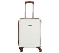 Cocoono Graz Reisekoffer, Kofferset, Trolley, 8 Rollen, Handgepäck, Kofferset mit intigriertem TSA-Zahlenschloss (weiß, M)