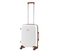Cocoono Graz Reisekoffer, Kofferset, Trolley, 8 Rollen, Handgepäck, Kofferset mit intigriertem TSA-Zahlenschloss (weiß, M)