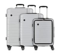 Cocoono Madrid 4 Rollen Kofferset 3-teilig grau