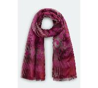 Codello - 15%ACRYLIC WOVEN CHECK FLOWERS 45%WOOL 40%COTTON 80X180CM One Size rot (RED2), 1 Stück