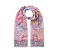 Codello - Codello Modal-Seide Schal Paisley Mix - Luxuriöser Print Schal 100x180 cm pink (PIN1), 1 Stück