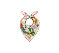 Codello - Codello Nicki Seidentuch mit floralem Muster - Luxuriöses Seidentuch aus reiner Seide 53X53CM beige (BEI2), 1 Stück
