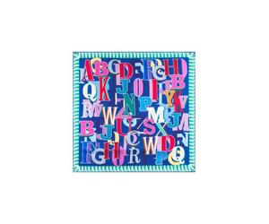 Codello - Codello Nicki-Tuch, Seidentuch Alphabet, Blau