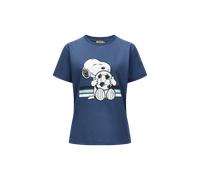 Codello - Codello x Peanuts Cotton T-Shirt mit Snoopy-Fußball-Design, Blau