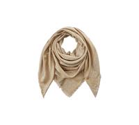 CODELLO Damen Edles Logo-Tuch aus Baumwolle und Modal CAMEL MEDIUM Onesize