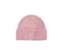 KNITTED HAT WOOL/CASHMERE SOLID ros 26X21,5CM ROS1 rosa