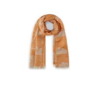 Codello X Snoopy Flower Power "Happy" Jacquard Schal, Orange"