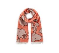 CODELLO Doppelt gewebter Peanuts™ Schal mit plakativen Snoopy-Motiven