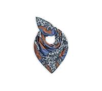 CODELLO Dreieckstuch mit Leo-Motiven Farbe blau