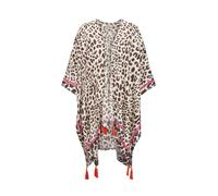 Codello Fashion luftiges Cape im Leoprint, Mehrfarbig