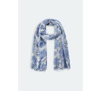 Codello - flower scarf summer roma 100x200cm 90%modal 10% cashmere blue, 1 Stück