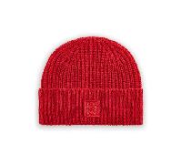 Codello - KNITTED HAT ACRYL/WOOL SOLID 26X21CM rot (RED2)