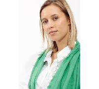 Codello - Leichter Sommer-Schal aus Modal und Kaschmir 100x200cm 90%modal 10% cashmere green, 1 Stück
