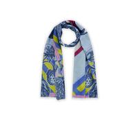 CODELLO Damen Leichter Schal aus Organic Cotton mit plaktativem Erdbeer-Muster