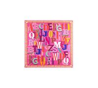 Codello Nicki-Tuch, Seidentuch "Alphabet", Pink