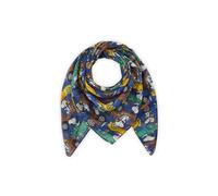 Codello Tuch Peanuts – Damen – aus recyceltem Polyester mit fahrendem Snoopy-Allover – Blau One Size