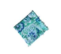 Codello Premium Paisley Feinstrick-Schal, Grün-Blau