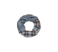 Loop CODELLO "Codello Loop", Damen, blau, Obermaterial: 100% Polyester PES., kariert, Modetücher Loop, mit Karomuster (60170342-0) blau