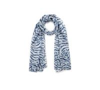 CODELLO PRINTED SCARF BAMBOO LEO blau-100X1-100X190CM