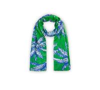 Codello - PRINTED SCARF BAMBOO PALMTREES 100X190CM Grün (GRE2), 1 Stück