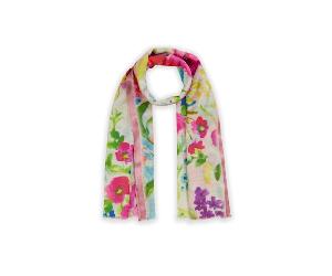 Codello - PRINTED SCARF COTTON/MODAL FLOWERS 70X180CM D03 FASHION II (PIN1), 1 Stück