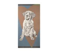CODELLO PRINTED SCARF POLYESTER/VISCOSE DOG (BLU2)