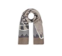 Codello Schal Exotischer Statement Tigerprint Polyester/Viscose Grau Damen 90x180 cm
