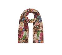 CODELLO PRINTED SCARF VISCOSE TEDDY BEARS b - 100X180CM