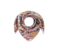 Premium Tuch aus reiner Seide mit Paisleymuster pink - Gr. - one size