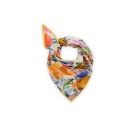 Codello - PRINTED TRIANGLE COTTON LEO FLOWERS 125X125X180CM D03 FASHION II (YEL2), 1 Stück