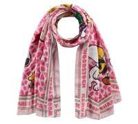 Codello Modeschal »PEANUTS Schal mit Snoopy & Co. aus recyceltem Polyester«, aus recyceltem Polyester, PINK MEDIUM