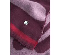 Codello - Schal aus softem Acryl mit PEACE ON EARTH-Quote rot - Gr. - ONE SIZE