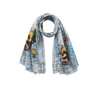 CODELLO Damen Schal Peanuts Design aus recyceltem Polyester Vielseitiger Schal für jede Saison, Leichtes Tuch, Snoopy & Charlie Brown Print, Perfekt für Frühling, Sommer, Herbst, Winter