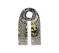PEANUTS SCHAL MIT SNOOPY & CO. AUS RECYCELTEM POLYESTER GREY MEDIUM Codello GREY MEDIUM 5U402/80X