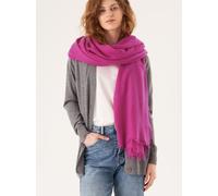 Premium Schal aus weicher Woll-Kaschmir-Mischung pink - Gr. - one size