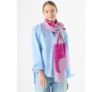 Codello Jacquard-Schal mit Hunde-/ Katzenmotiven, Rosa