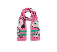 Peanuts Schal aus recyceltem Polyester mit Snoopy-Print pink - Gr. - one size