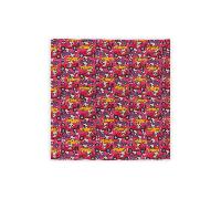 Codello - Schal Polyester Snoopy & Cars 120X120CM rot (RED2), 1 Stück