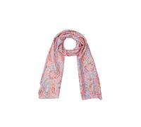Premium Schal aus reiner Seide mit Paisleymuster pink - Gr. - one size