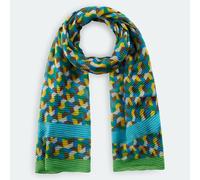 Codello - Street Splash 95x200 Graphic Structure pleated Schal grün, 1 Stück