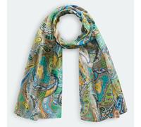 Codello - Street Splash Schal 55x180cm paisley print recycled green, 1 Stück