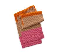 CODELLO Strickschal mit Blockstreifen Farbe beige