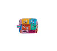 Peanuts Cosmetictäschchen aus robuster Baumwolle mit Snoopy-Comic-Print pink - Gr. - one size