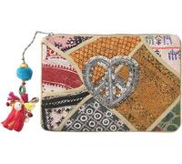 Codello Trägerlose Tasche / Clutch Hippie De Luxe Beige