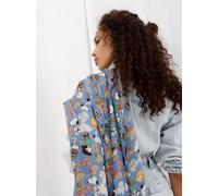 CODELLO Peanuts Halstuch Damen, 140x140cm, 100% Polyester, dünnes Tuch mit Peanuts