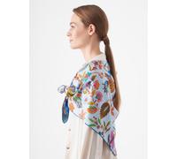 CODELLO Seidentuch mit Blumenmuster Farbe blau Damen Accessoires