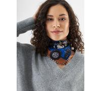 CODELLO Peanuts Nickituch Seide Peanuts-Racing-Team-Motiv Farbe blau