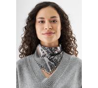 Codello Seidentuch im Allover-Look in Mittelgrau, Größe 1