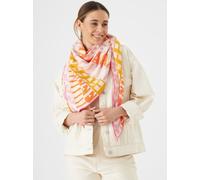 CODELLO Dreieckstuch mit Buchstaben-Schriftzügen Farbe orange